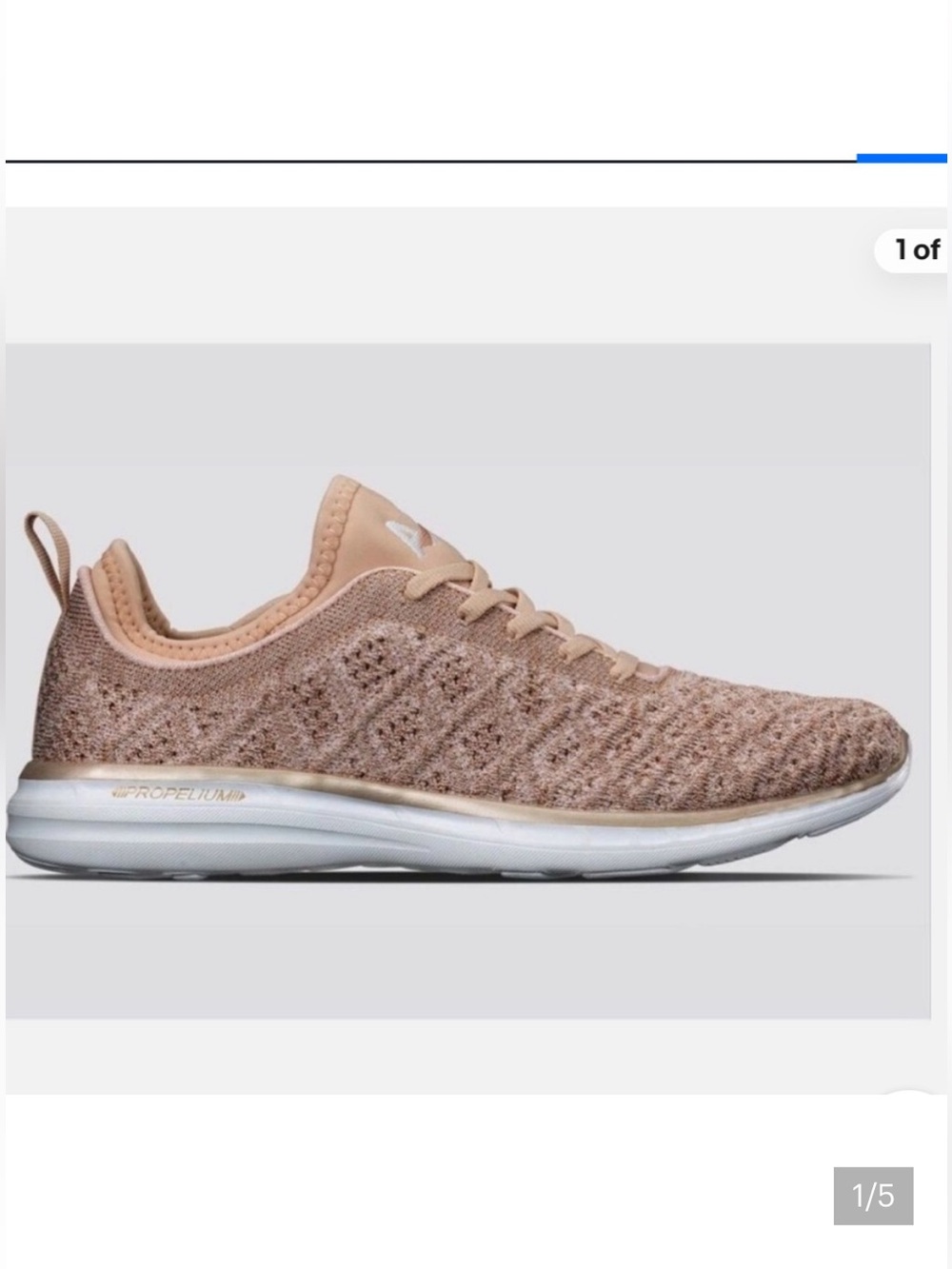 APL Techloom Phantom Trainer in Rose Gold Metallic - Size 9